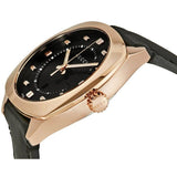 Gucci GG2570 Quartz Black Dial Black Leather Strap Watch For Women - YA142509 Authentic Buy Shop Now