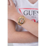 Guess Eclipse Multifunction Gold Dial Gold Steel Strap Watch for Women - GW0433L1 Authentic Buy Shop Now