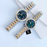 Guess Luna Quartz Green Dial Two Tone Steel Strap Watch For Women - GW0308L5 Authentic Buy Shop Now