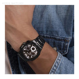 Guess Headliner Multifunction Black Dial Black Steel Strap Watch For Men - GW0572G3 Authentic Buy Shop Now