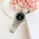 Guess Rumour Quartz Black Dial Silver Steel Strap Watch For Women - GW0613L1 Authentic Buy Shop Now