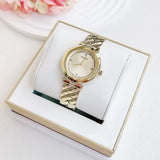 Guess Rumour Quartz Gold Dial Gold Steel Strap Watch For Women - GW0613L2 Authentic Buy Shop Now
