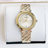 Guess Rumour Quartz Gold Dial Gold Steel Strap Watch For Women - GW0613L2 Authentic Buy Shop Now