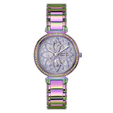 Guess Lily Analog Purple Dial Purple Steel Strap Watch For Women - GW0528L4 Authentic Buy Shop Now