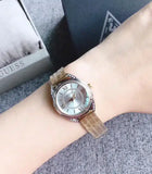 Guess Whisper Silver Dial Gold Mesh Bracelet Watch for Women - W1084L2 Authentic Buy Shop Now