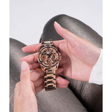 Guess Queen Multifunction Rose Gold Dial Rose Gold Steel Strap Watch For Women - GW0464L3 Authentic Buy Shop Now