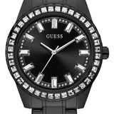 Guess Sparkler Diamonds Black Dial Black Steel Strap Watch for Women - GW0111L4 Authentic Buy Shop Now