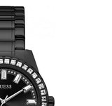 Guess Sparkler Diamonds Black Dial Black Steel Strap Watch for Women - GW0111L4 Authentic Buy Shop Now