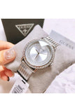 Guess Quartz Silver Dial Willow Stainless Steel Mesh Bracelet Watch For Women - W0836L2 Authentic Buy Shop Now