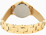 Guess Chelsea Mother of Pearl White Dial Gold Mesh Strap Watch For Women - W0647L3 Authentic Buy Shop Now
