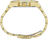 Guess Zeus Diamonds Gold Dial Gold Steel Strap Watch for Men - GW0209G2 Authentic Buy Shop Now