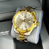 Tag Heuer Aquaracer Silver Dial Two Tone Steel Strap Watch for Women - WBD1120.BB0930 Authentic Buy Shop Now