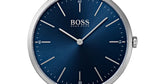 Hugo Boss Horizon Blue Dial Grey Leather Strap Watch for Men - 1513539 Authentic Buy Shop Now