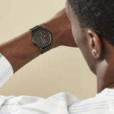 Lacoste Replay Black Dial Black Steel Strap Watch for Men - 2011194 Authentic Buy Shop Now