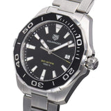Tag Heuer Aquaracer Quartz Black Dial Silver Steel Strap Watch for Men - WAY101A.BA0746 Authentic Buy Shop Now