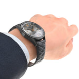 Tag Heuer Carrera Diamonds Anthracite Black Dial Black Leather Strap Watch for Women - WAR1115.FC6392 Authentic Buy Shop Now