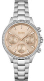 Hugo Boss Hera Rose Pink Dial Silver Steel Strap Watch for Women - 1502565 Authentic Buy Shop Now