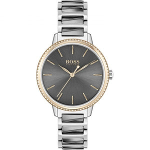 Hugo Boss Signature Grey Dial Silver Steel Strap Watch for Men - 1502569 Authentic Buy Shop Now