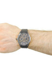 Hugo Boss Onyx Grey Dial Black Leather Strap Watch for Men - 1513366 Authentic Buy Shop Now