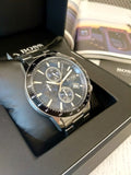 Hugo Boss Rafale Quartz Blue Dial Silver Steel Strap Watch for Men - 1513510 Authentic Buy Shop Now