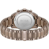 Hugo Boss Skymaster Blue Dial Brown Steel Strap Watch for Men - 1513788 Authentic Buy Shop Now