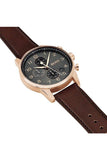 Hugo Boss Navigator Grey Dial Brown Leather Strap Watch for Men - 1513496 Authentic Buy Shop Now