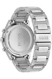 Hugo Boss Pioneer Green Dial Silver Steel Strap Watch for Men - 1513868 Authentic Buy Shop Now
