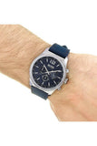 Hugo Boss Professional Chronograph Blue Dial Blue Silicone Strap Watch for Men - 1513526 Authentic Buy Shop Now