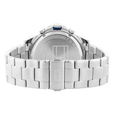 Tommy Hilfiger Blaze Chronograph Blue Dial Silver Steel Strap Watch for Men - 1792031 Authentic Buy Shop Now