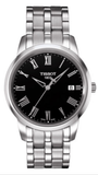 Tissot T Classic Dream Black Dial Silver Steel Strap Watch for Men - T033.410.11.053.01 Authentic Buy Shop Now