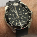 Tag Heuer Aquaracer Black Dial Watch for Men - CAY111A.FT6041 Authentic Buy Shop Now