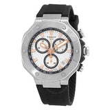 Tissot T Race Chronograph White Dial Black Rubber Strap Watch For Men - T141.417.17.011.00 Authentic Buy Shop Now
