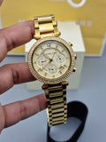 Michael Kors Parker Gold Dial Gold Steel Strap Watch for Women - MK5354 Authentic Buy Shop Now
