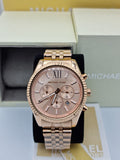 Michael Kors Lexington Gold Dial Gold Steel Strap Watch for Women - MK6473 Authentic Buy Shop Now