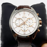 Hugo Boss Driver Quartz Silver Dial Brown Leather Strap Watch For Men - HB1512881 Authentic Buy Shop Now