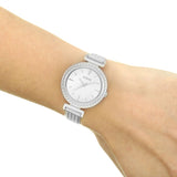 Guess Quartz Silver Dial Silver Mesh Bracelet Watch For Women - W1152L1 Authentic Buy Shop Now