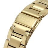 Coach Sport Diamonds Gold Dial Gold Steel Strap Watch for Women - 14502195 Authentic Buy Shop Now