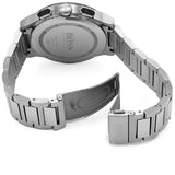 Hugo Boss Peak Black Dial Silver Steel Strap Watch for Men - 1513762 Authentic Buy Shop Now