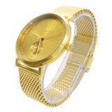 Michael Kors Irving Quartz Gold Dial Gold Mesh Strap Watch For Men - MK8741 Authentic Buy Shop Now