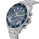 Hugo Boss Ocean Edition Chronograph Blue Dial Silver Steel Strap Watch for Men - 1513704 Authentic Buy Shop Now