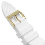 Guess Venus Diamonds White Dial White Rubber Strap Watch for Women - GW0118L5 Authentic Buy Shop Now