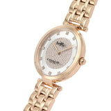 Coach Park Silver Dial Rose Gold Steel Strap Watch for Women - 14503736 Authentic Buy Shop Now