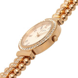 Guess Gala Diamonds Silver Dial Gold Steel Strap Watch for Women - GW0401L3 Authentic Buy Shop Now