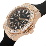 Guess Venus Diamonds Black Dial Black Rubber Strap Watch for Women - GW0118L2 Authentic Buy Shop Now