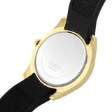 Guess Clarity Gold Dial Black Silicone Strap Watch for Women - GW0109L1 Authentic Buy Shop Now