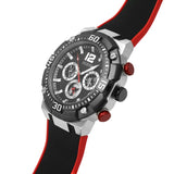 Guess Navigator Black Dial Black Rubber Strap Watch for Men - GW0264G1 Authentic Buy Shop Now