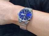 Tag Heuer Carrera Day Date Blue Dial Silver Steel Strap Watch for Women - WBN2012.BA0640 Authentic Buy Shop Now
