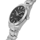 Tissot Gentleman Powermatic 80 Silicium Black Dial Silver Steel Strap Watch For Men - T127.407.11.051.00 Authentic Buy Shop Now