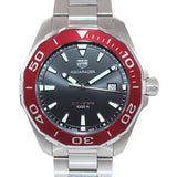 Tag Heuer Aquaracer Black Dial Silver Steel Strap Watch for Men - WAY101B.BA0746 Authentic Buy Shop Now
