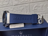 Maserati Potenza 42mm Blue Dial Automatic Silicone Strap Watch For Men - R8821108028 Authentic Buy Shop Now